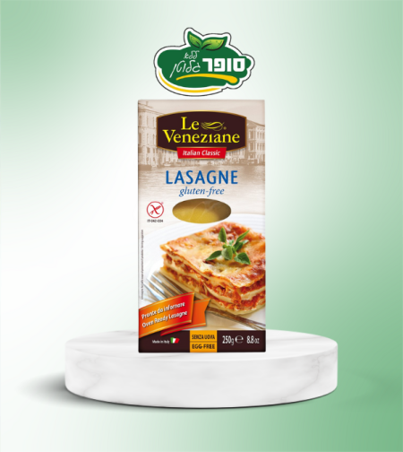 לזניה מקמח תירס ואורז ללא גלוטן - Le Veneziane