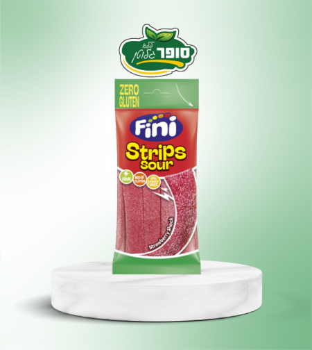 סוכריות גומי חמוצות בטעם תות שדה - fini