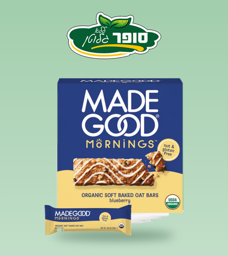 חטיף שיבולת שועל עם אוכמניות ללא גלוטן - MADE GOOD