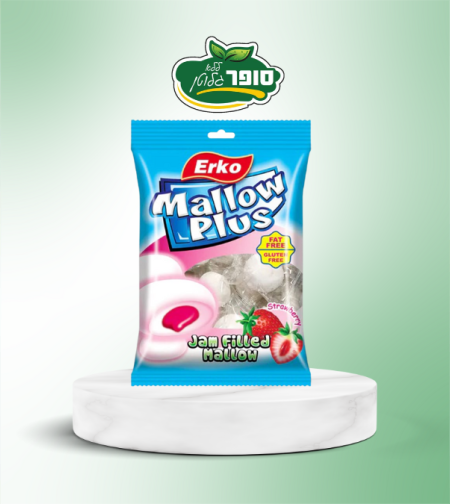 מרשמלו במילוי בטעם תות - ERKO