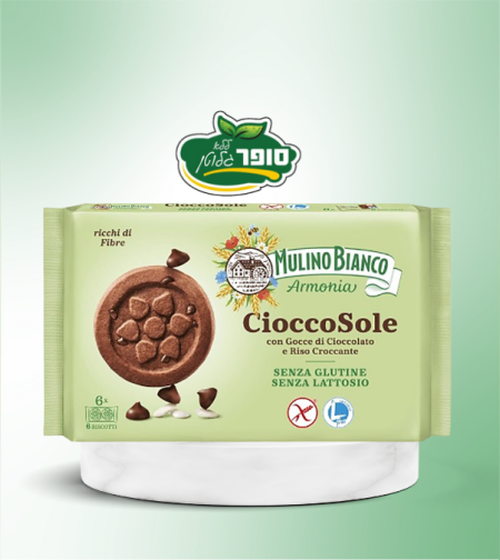 עוגיות שוקוצ’יפס ואורז פריך ללא גלוטן וללא לקטוז