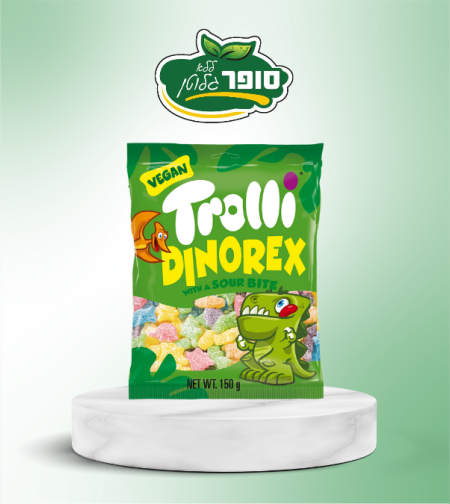 סוכריות חמוצות בטעם פירות - טרולי