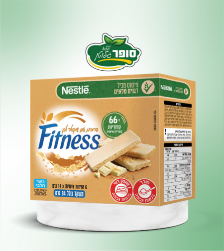 פריכיות עם שוקולד לבן ללא גלוטן - פיטנס