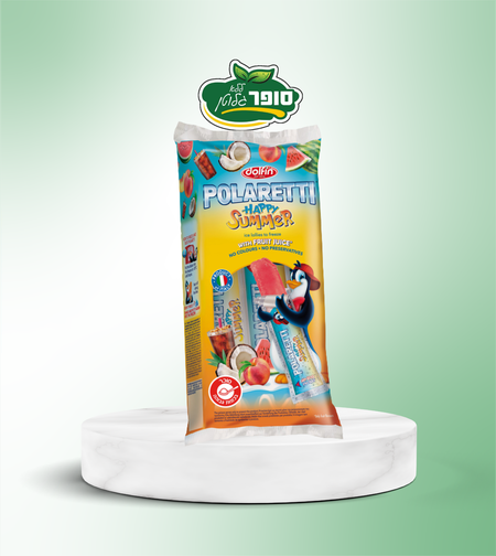 وجبات خفيفة سائلة للتجميد بنكهات متنوعة خالية من الغلوتين - Polaretti fruit