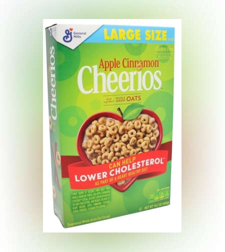 דגני בוקר בטעם קינמון ותפוח