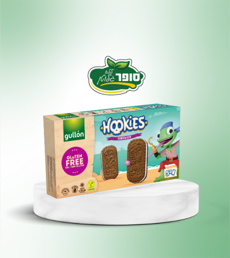 ביסקוויט בטעם קקאו עם מילוי בטעם קרם