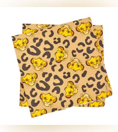 מפיות נייר 2 שכ 33X33סמ קראפט 20 יח - מלך האריות