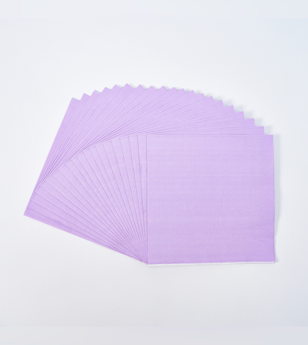 מפיות חלקות 20 יח' סגול לילך