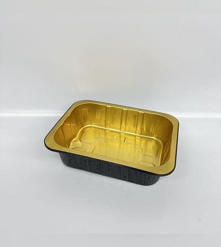 תבנית פרימיום מלבנית קטנה שחור זהב (2יח')