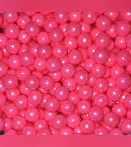 חרוזי סוכר ורוד 80 גר'