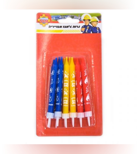 נרות ג'מבו מאויירים - סמי הכבאי