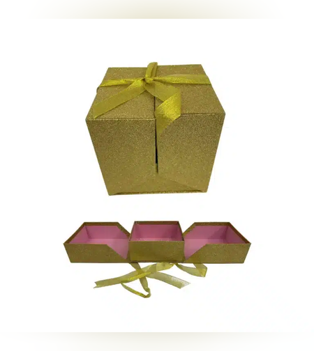 קפ' קרטון מרובעת נפתחת 16*16*18 ס