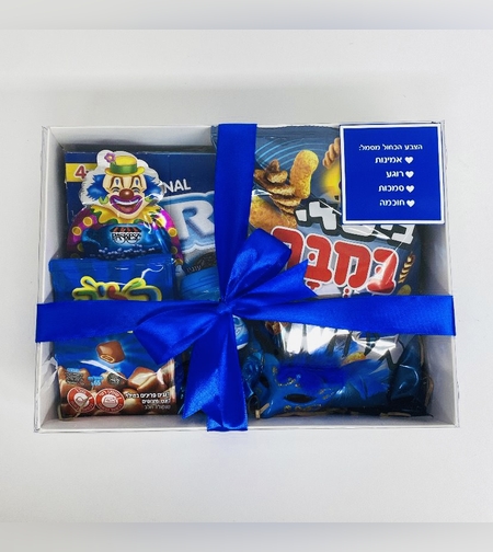 משלוח מנות מארז צבע כחול