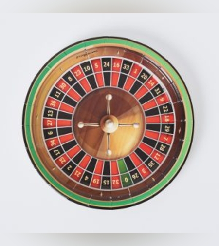 צלחות נייר ארוז 8 יח' סט קזינו קטן