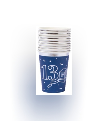 ג- כוסות נייר בר מצווה * 10 יח'