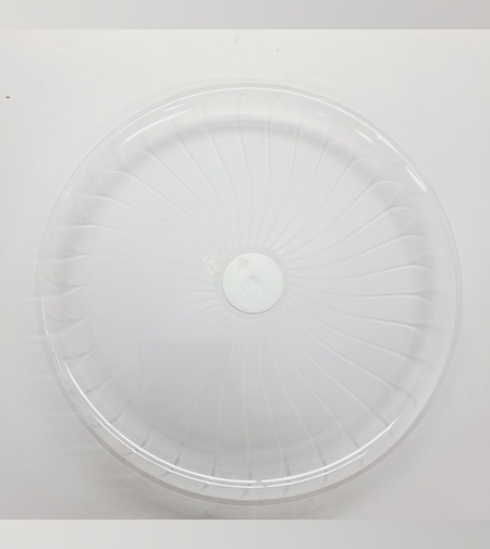 מגש קריסטל פסים 18אינץ שקוף