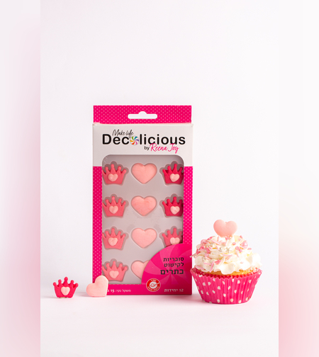 סוכריות לקישוט כתרים נסיכה