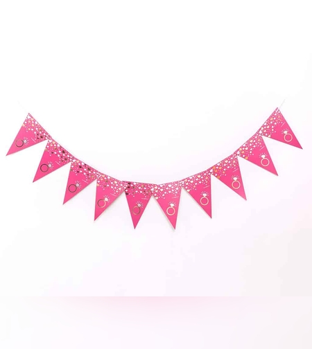 שרשרת דגלים סט רווקות טבעת 3 מ'