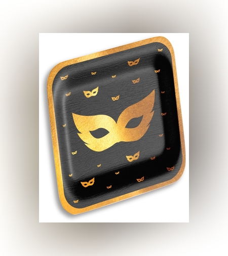 צלחת מרובעת 