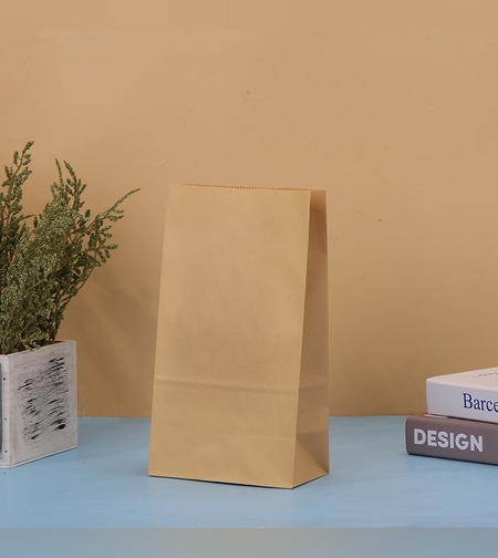 שקית נייר 8*13*24 - טבעי (10 יח')