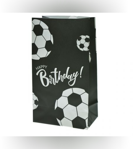 שקית נייר בסיס 6 יח - כדורגל