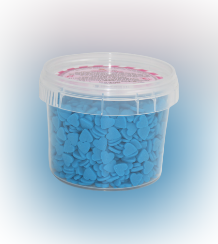 סוכריות קישוט לבבות כחול - הגביע