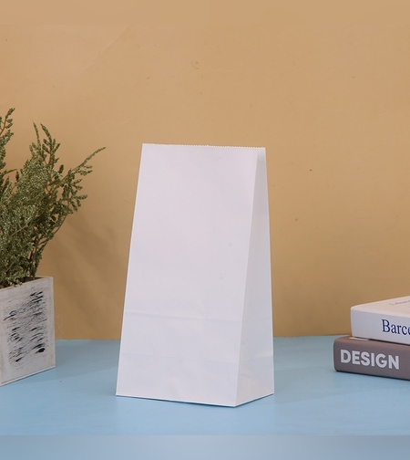 שקית נייר 8*13*24 - לבן (10 יח')