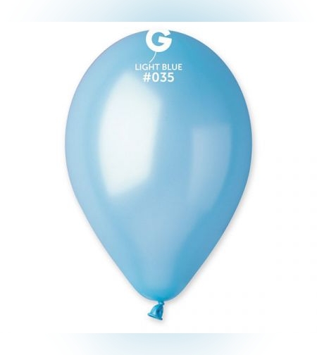 בלון G11 מטאלי 35 תכלת