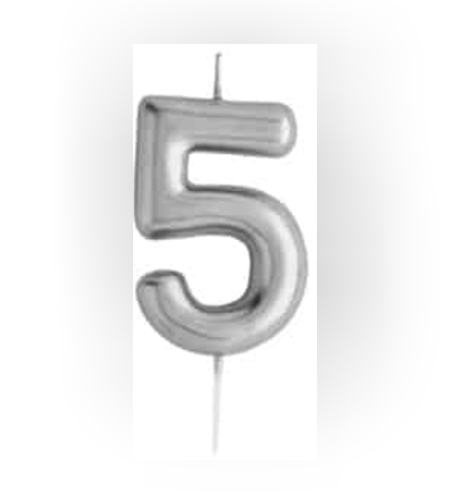 נר מספר כסף מבריק , ספרה 5