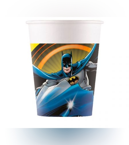 כוס נייר 200 מל 8 יח- באטמן