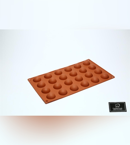 096H-תבנית סילקון שקעים חצי כדור 24 שקעים קוטר 2.9 0״מ