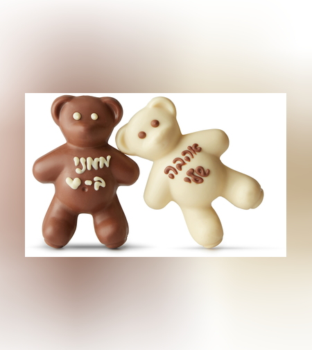 דובי שוקולד - מסרים בכיתוב ידני