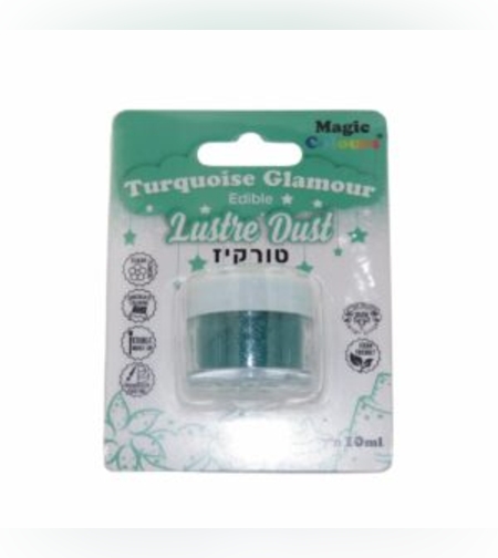 אבקת איבוק נוצצת - טורקיז