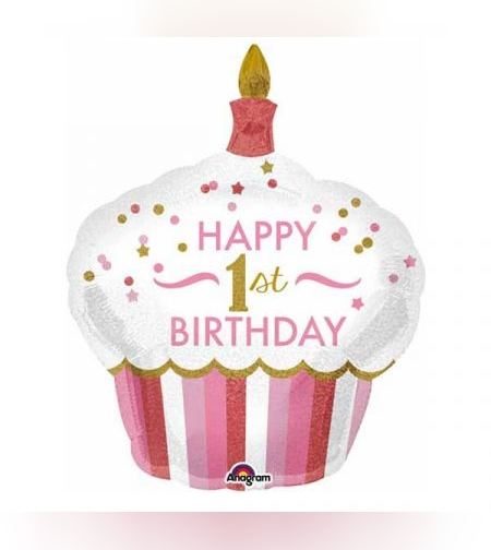בלון מיילר 26- קאפקייק יום הולדת שנה בת