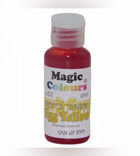 צבע ג'ל - צהוב ביצה Magic Colours