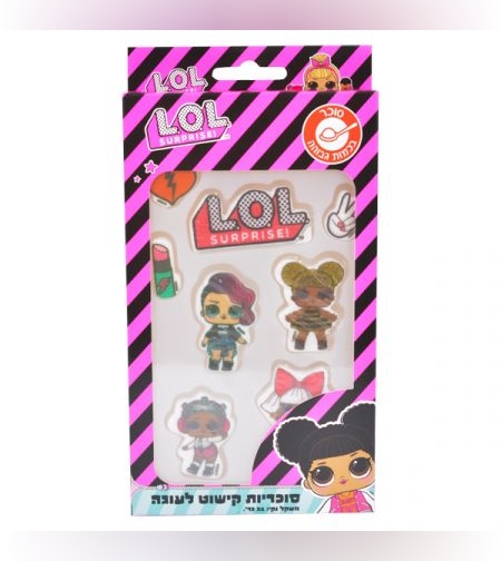 סוכריות קישוט 8יח במארז קופסה-LOL