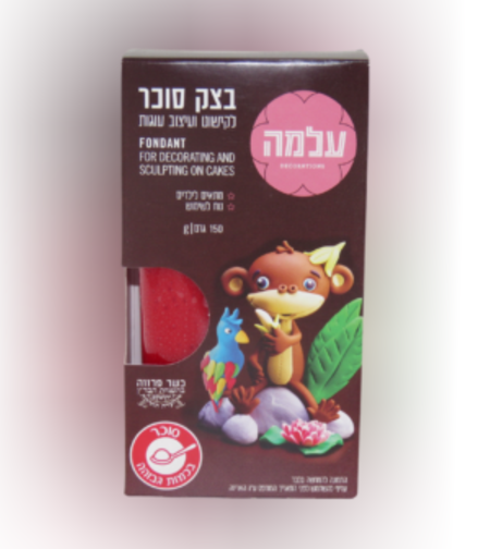 בצק 150 ג' צבע אדום