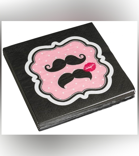 מפיות שפם 20 יח' (Amscan)