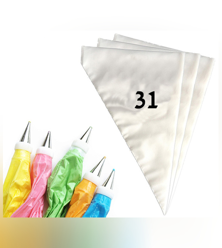 100 שקיות זילוף חד פעמיות 31 ס