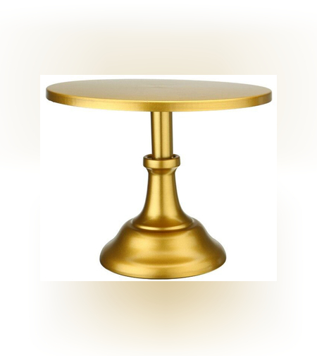 סטנד מתכת לעוגה L - זהב