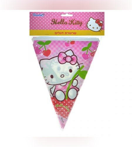 באנר שרשרת משולשים-הלו קיטי 2