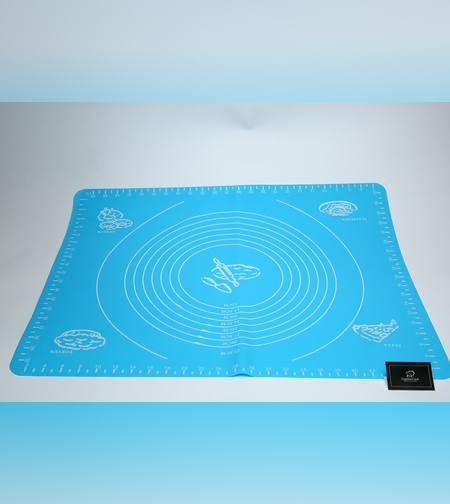 041 - משטח סיליקון עם מידות כחול/ורוד, 50*40 0״מ