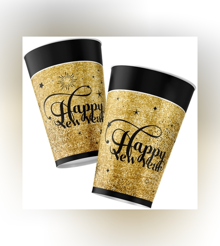 כוסות HAPPY NEW YEAR יח'10
