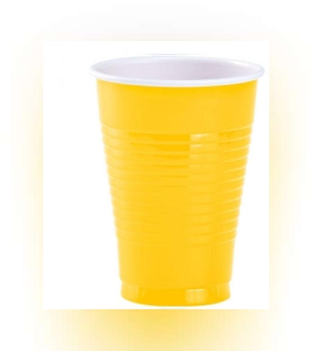 20 כוסות בירה צהובות חצי ליטר