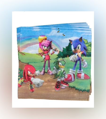 סוניק - מפיות נייר 33*33 / 20 יח