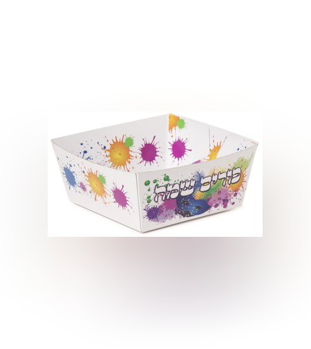 מגש קרטון מודבק 18/18/8 ס