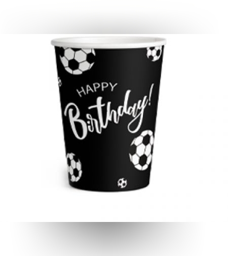 כוסות נייר 8 יח-כדורגל 2