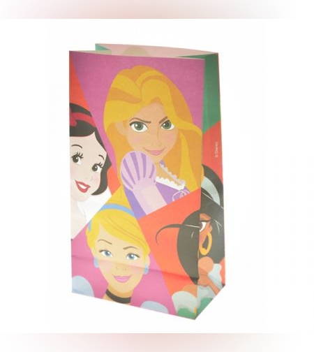 שקית נייר בסיס 6 יח- נסיכות