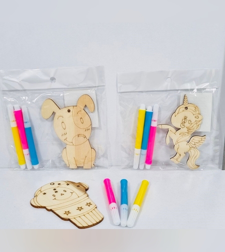 יצירה עץ + טושים