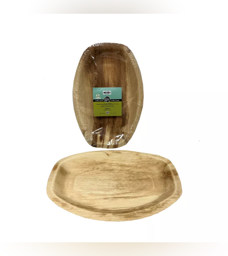 חב' 3 מגש עלי דקל אובלי 23*34 ס